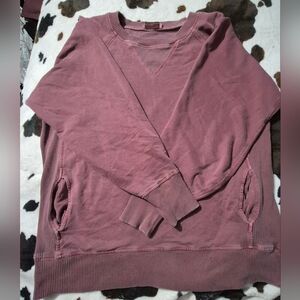 Zenana Crewneck W/ Pockets - Size L